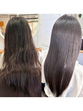 【自分史上一番☆】髪質改善縮毛矯正