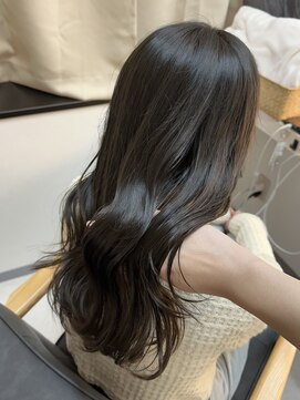 オリーブグレージュカラー【髪質改善】