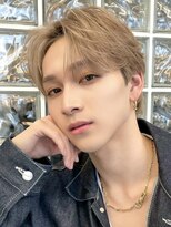 サンクマーケット 渋谷(cinq MARKET) 渋谷メンズカラーミルクティーベージュブラウンブリーチカラー◆