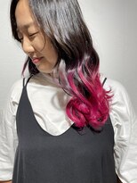 トレフ(Trefle)&nbsp;ミディアムレイヤー/グラデーションカラー×ピンク