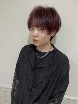 リック(lic) ボルドー×マッシュショート