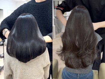 イリス 銀座(IrIs)の写真/銀座/レイヤーカット×髪質改善で叶う、触れたくなる艶髪へ（銀座/レイヤーカット/髪質改善）