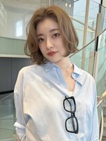 アクシス ナゴヤ(AXIS NAGOYA)&nbsp;北野ワンホンレイヤー/ミルクティーブロンド/ダークブルー/名駅