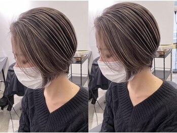 キング 枚方店(K!ng)の写真/首元まで綺麗に見せるショート。横顔まで綺麗なデザインを提供。