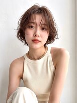 ノア(NOA)&nbsp;【NOA】韓国風無造作ショートボブシースルーバング小顔パーマ