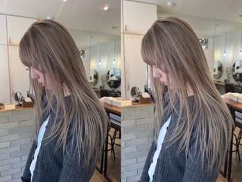 シード 成増 下赤塚店(ced.)の写真/ケアブリーチを使用したダブルカラー/デザインカラーを通いやすいお値段設定でご提供◎【下赤塚/ブリーチ】
