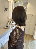 ジュエ ヘアー デザイン(Jue hair design)&nbsp;夏映えオリーブグレージュ/軽やかレイヤーボブ/ワンカール/知立