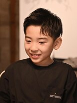 リム メンズヘア(LIM men's hair)&nbsp;男の子フェザーショート【倉敷キッズカット/メンズカット専門】
