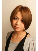 ヘアデザイン ラポール 茨木店(hair design Rapport)&nbsp;クール＆エッジモードでお手入れ簡単前下がり艶ボブ☆