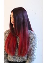 クリーン ヘアデザイン(CLLN hair Design)&nbsp;【CLLN】ダークブラウン×ヴァンパイアレッド