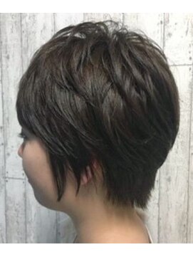 コピーヌ 高田馬場店(Copine) ☆束感で遊び心あふれるレイヤーショート×グレーージュ☆