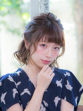 オーブ ヘアー ビーヴ 調布店(AUBE HAIR beve) ミディアムでもできる★アレンジスタイル