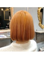 イル(iLu.)&nbsp;タンマルモリボブ×ライトオレンジ