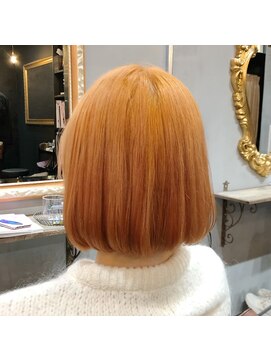 イル(iLu.) タンマルモリボブ×ライトオレンジ