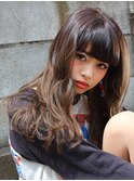 大人かわいいアッシュブラウングラデーション[恵比寿/渋谷]