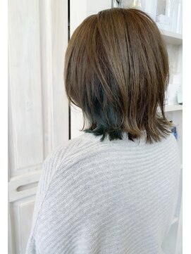 キャアリー(Caary) 福山市美容院人気Caary鬼滅の刃インナーカラーで遊び心UP!!