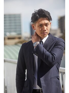 メンズサロンドットリアン(dot. lien) 【men’s salon dot. Tokyo】ビジネスショートアップバング