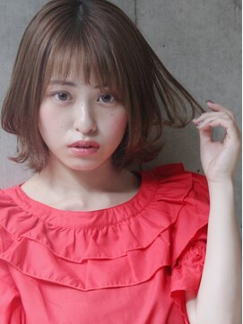 フェリシータ 緑地公園店(felicita) フェザーバング☆ニュアンスマッシュボブ☆