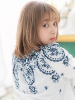 カバーヘア ブリス 上尾西口店(COVER HAIR bliss)&nbsp;シースルーバング外国人風ハイトーンカラーa上尾10代20代30代