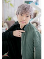 ヘアアンドビューティー ミック(Hair & Beauty miq)&nbsp;外国人風ハイライトカラーでクールな透明感ショートa1