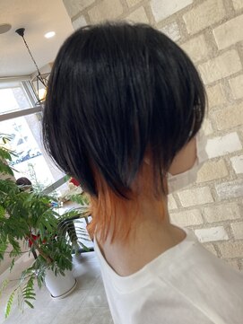 ヘアー クラージュ(hair courage) ウルフインナーカラー