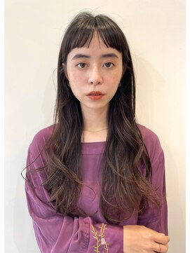 ベル 新宿(Belle) お洒落ワイドバング×朝が楽になる前髪パーマ