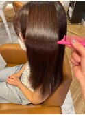 アースカラーツートンカラー髪質改善酸性ストレート縮毛矯正