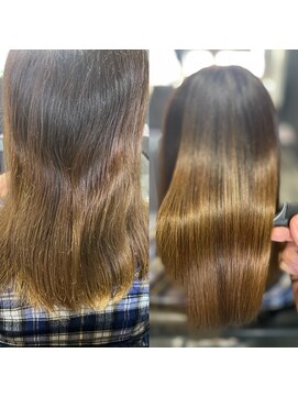 アローズ 玉名店(arose) 10代20代30代髪質改善艶髪派手カラーストレートロング