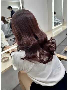 ソヨン 名古屋店(SOYON) 【お客様スタイル】韓国風 ピンクカラー ブリーチなし