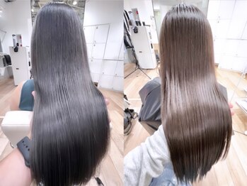 イリス(ILiss)の写真/ハイトーンカラー・デザインカラーを美しく魅せるヘアケアメニューが豊富。ツヤと潤いたっぷりなシルク髪に