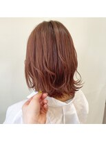 ガビーヘアルーブ(gabi hair LOOB) ミルクティーベージュダブルカラーインナーカラー韓国20代前髪