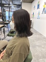 トリニティ 本厚木(trinity)&nbsp;外はねボブ/インナーカラー/ターコイズブルー/本厚木