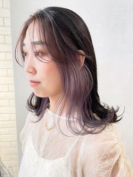 アイティーバイアルバム 藤沢店(IT by ALBUM) ベビーピンクホワイトピンクくびレイヤー_ba483571