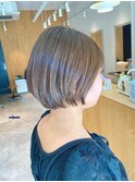ショートボブ×アッシュベージュ_TREAT妙典