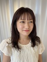 アイビー 吉祥寺(I Be, KICHIJOJI)&nbsp;【吉祥寺　美容室 アイビー】オトナのピンクモーヴ　ミディアム