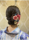 浴衣着付け＋ヘアセット