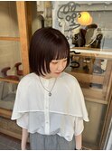 顔まわりレイヤーxチェリーレッド