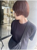 マッシュショートとラベンダーベージュ☆