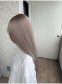ミルクティーグレージュカラーダブルカラーくすみベージュ