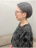 2ブロックハンサム前下がりショート