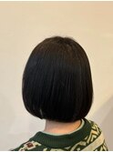 切りっぱなしボブ