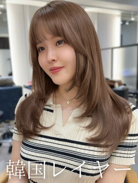 アミー 池袋(Ammy) 韓国レイヤーカット/韓国ヘア/顔まわり/レイヤーカット/池袋