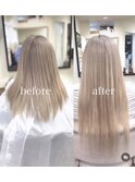 ○プルエクステbefore after