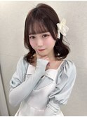 ウェーブ巻き　渋谷ヘアメ　ボブヘアメ　アイドルヘア