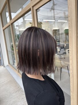 ミリ 奈良店(mm) ハイライト/ブリーチ/透明感/近鉄奈良/奈良駅/髪質改善/