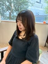 ピンキーウエスト&nbsp;福島*ブリーチなしダブルカラー白髪ぼかし*小顔カット縮毛矯正