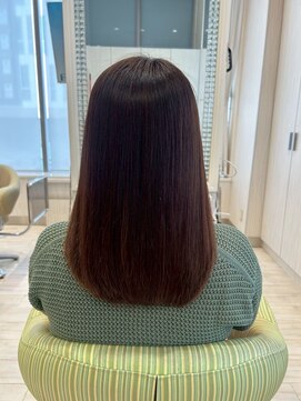 ビス ヘア アンド ビューティー 西新井店(Vis Hair＆Beauty) 大人可愛い小顔こなれカールチョコレートカラーブリーチなし