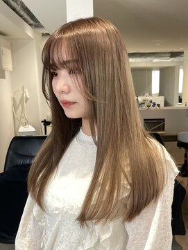 サンクマーケット 渋谷(cinq MARKET) 渋谷ブリーチカラーハイトーンカラーヘーゼルベージュ韓国カラー