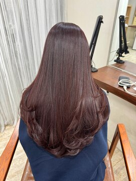 ブリーチなしCherry brown