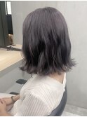【GEEKS渋谷】アッシュグレージュ/伸ばしかけボブ/小顔/20代30代